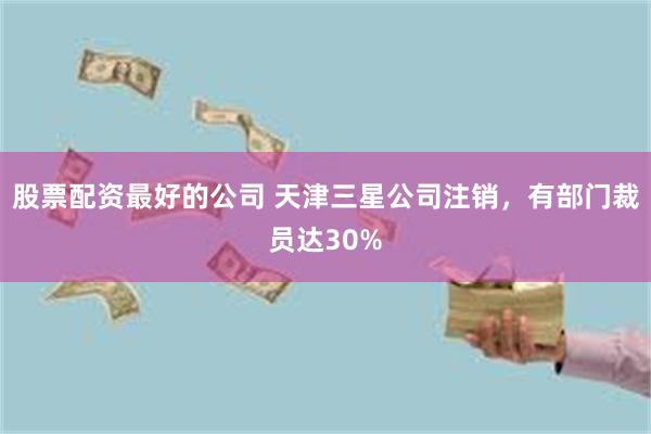 股票配资最好的公司 天津三星公司注销，有部门裁员达30%